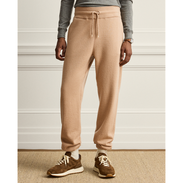 Camel Wool-Cashmere Jogger Pant Purple Label 4