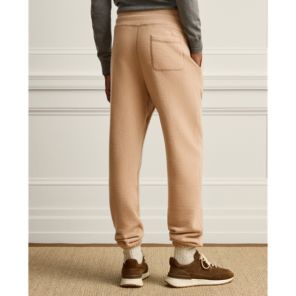 Camel Wool-Cashmere Jogger Pant Purple Label 5