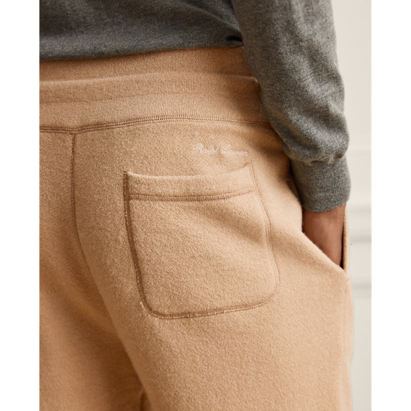 Camel Wool-Cashmere Jogger Pant Purple Label 7