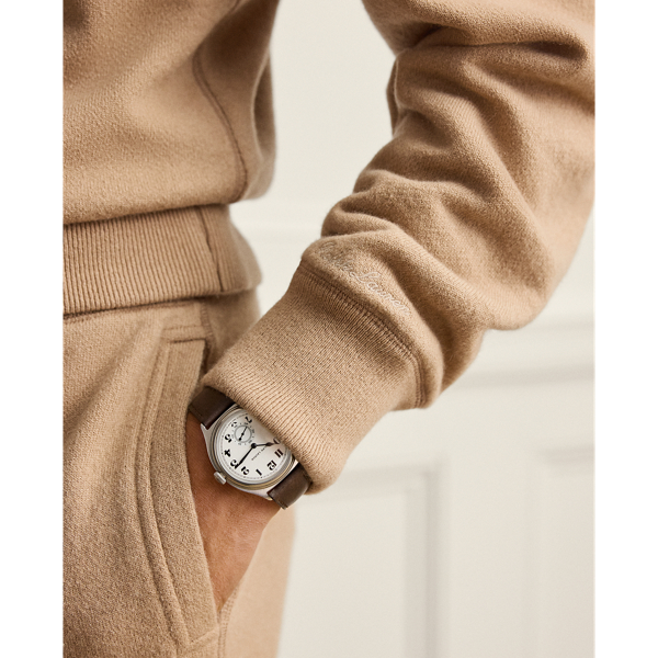 Relaxed Fit Wool-Cashmere Terry Hoodie