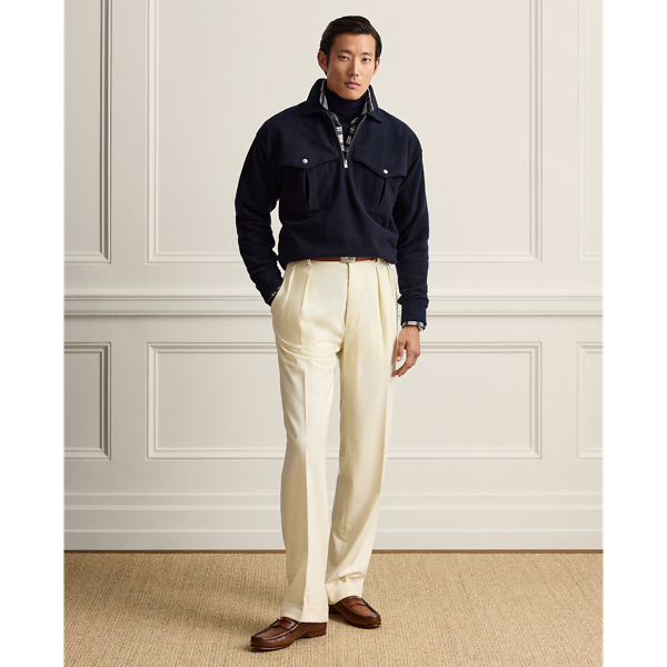 Knit Cavalry Twill Pullover