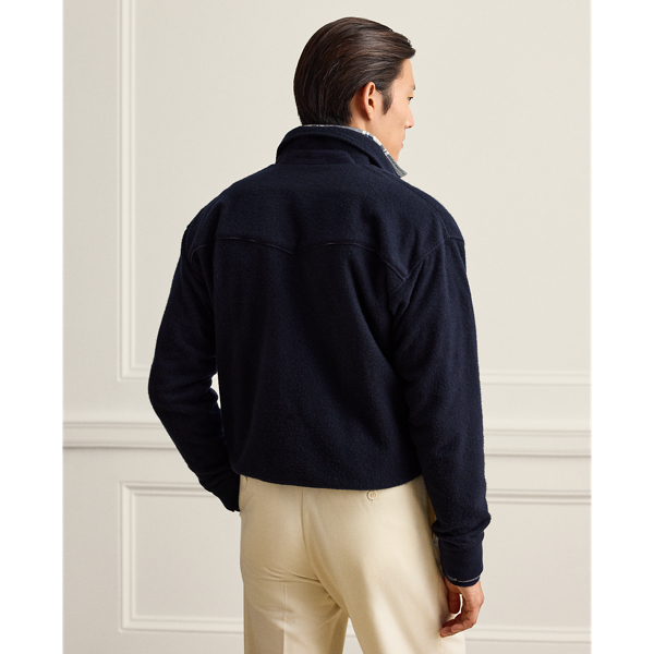 Knit Cavalry Twill Pullover