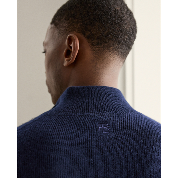 Maglia in cashmere con cerniera