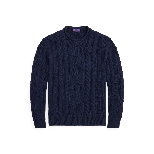 Aran-Knit Cashmere Jumper