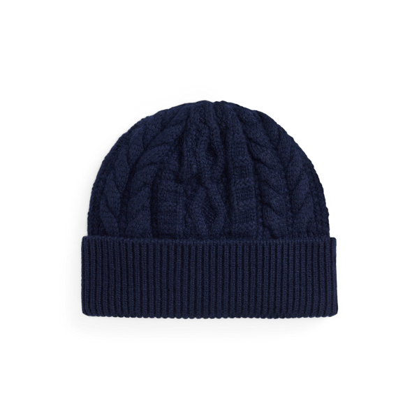 Cable-Knit Cashmere Beanie