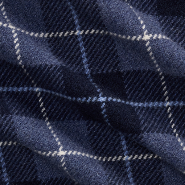 Plaid Cashmere Western Shirt