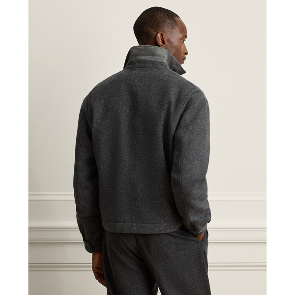 ウールカシミヤ バイスイング ジャケット