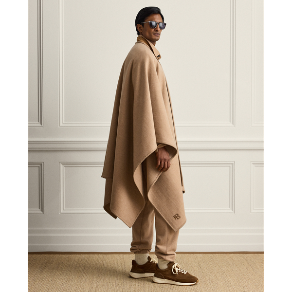 Poncho en cachemire fait main