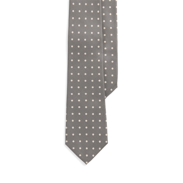 Polka-Dot Silk Twill Tie