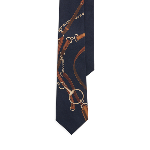 Equestrian Silk Twill Tie 