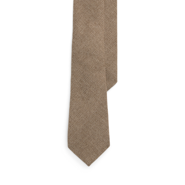 Basket-Weave Wool-Silk-Cashmere Tie 