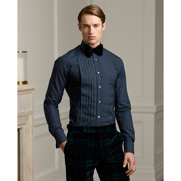 Mens black dress shirts uk store