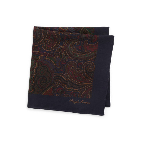 Paisley Silk Pocket Square 