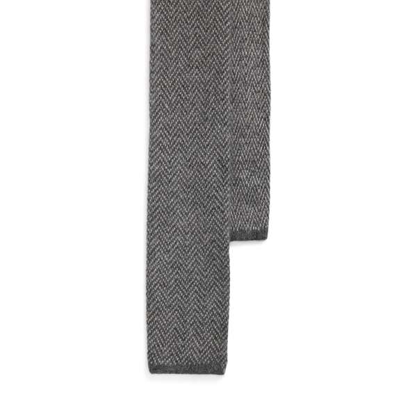 Herringbone-Knit Cashmere Tie