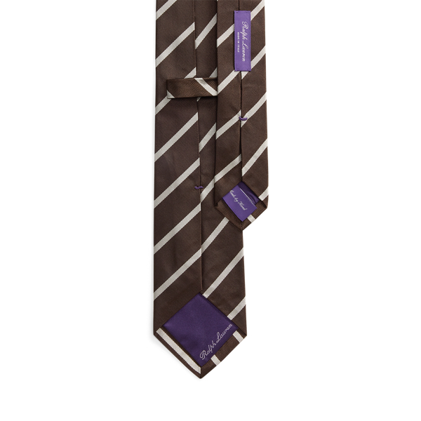 Striped Silk Repp Tie 