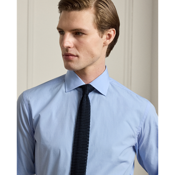 Medium Blue End-on-End Shirt Purple Label 6
