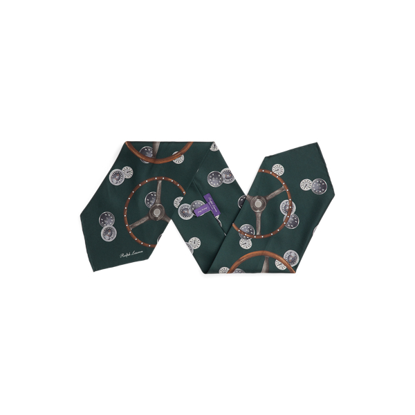 Print Silk Twill Neckerchief