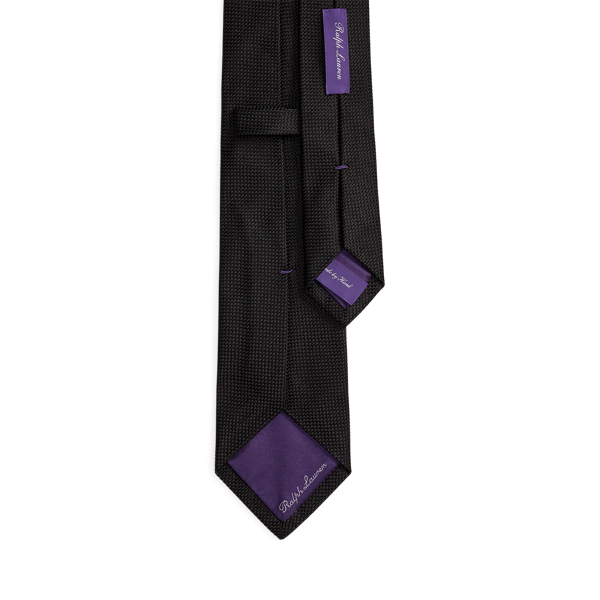 Basket-Weave Silk Tie