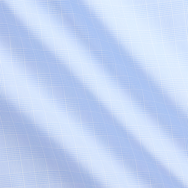 Mini-Glen Check Twill Shirt