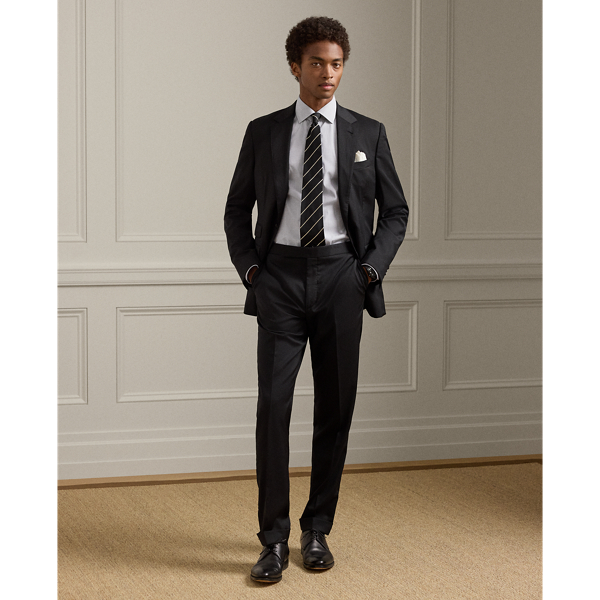 Grey End-on-End Shirt Purple Label 4