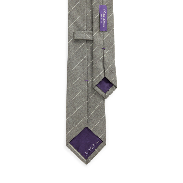 Pinstripe Wool Flannel Tie