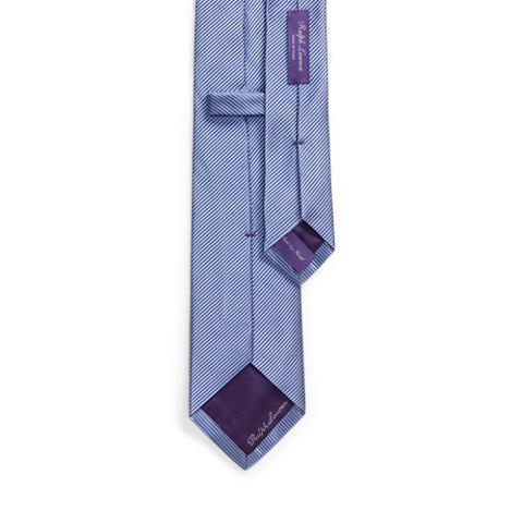 Мужские галстуки Ralph Lauren Corded Silk Tie, цвет: Светлый синий