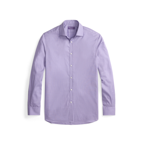 Twillhemd mit Hahnentrittmuster