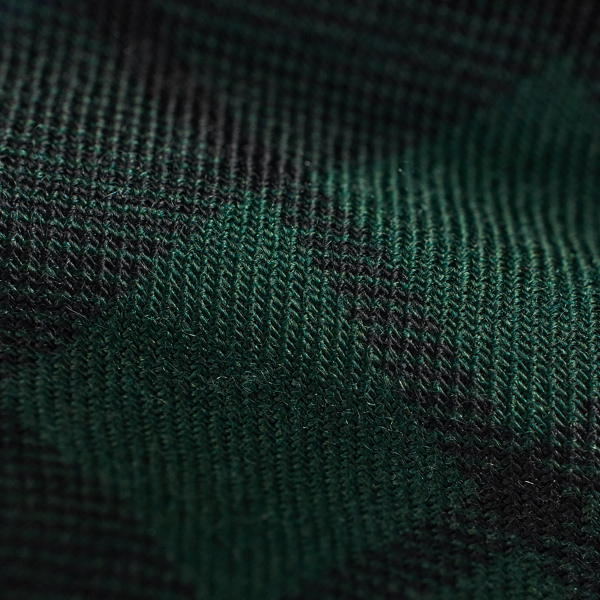 Karierte Fliege aus Kaschmir und Seide