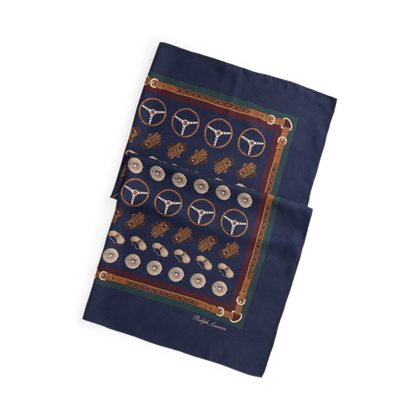 オートモーティブプリント シルク スクエア スカーフ | ラルフ