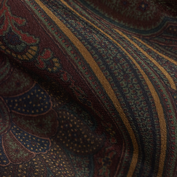 Redwood Multi Paisley Silk Tie Purple Label 3