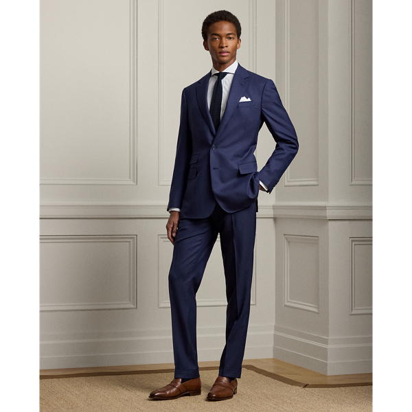 Twillhemd mit Tattersall-Muster Purple Label in Blau/Wei&szlig; 4