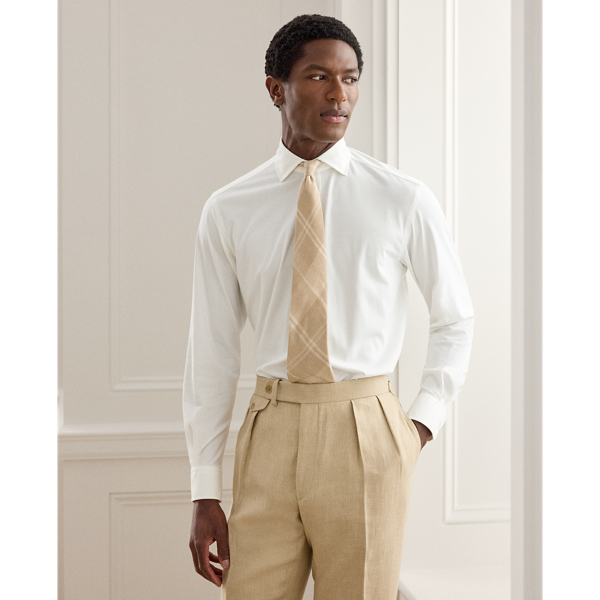 Strickhemd Purple Label in Wei&szlig; 1