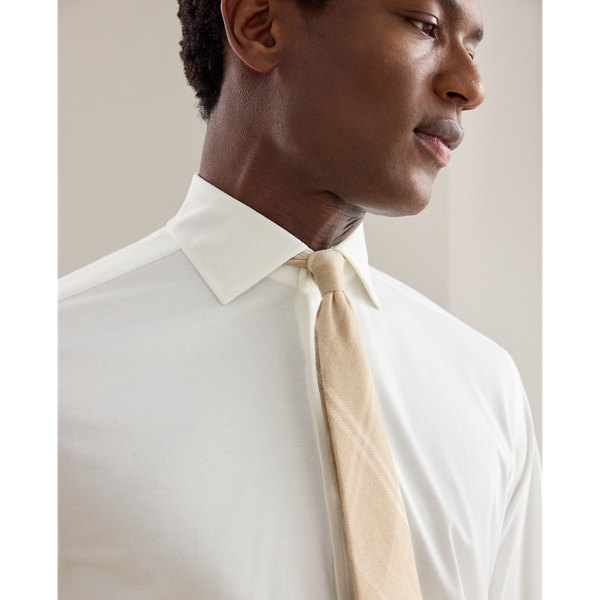 Strickhemd Purple Label in Wei&szlig; 6