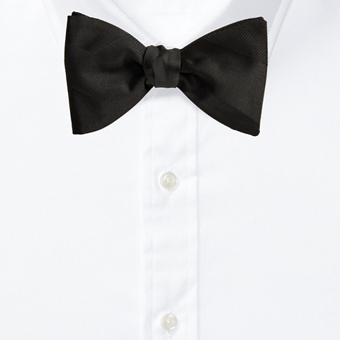Мужской галстук-бабочка Ralph Lauren Cotton-Silk Jacquard Bow Tie, цвет: Чёрный
