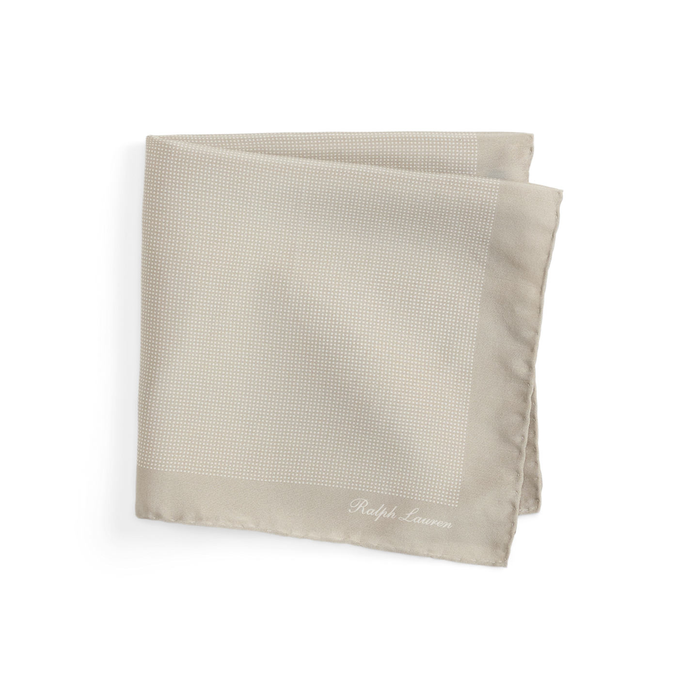 Нагрудные платки Ralph Lauren Pin Dot Silk Pocket Square, цвет: Жемчужный серый — фото 2