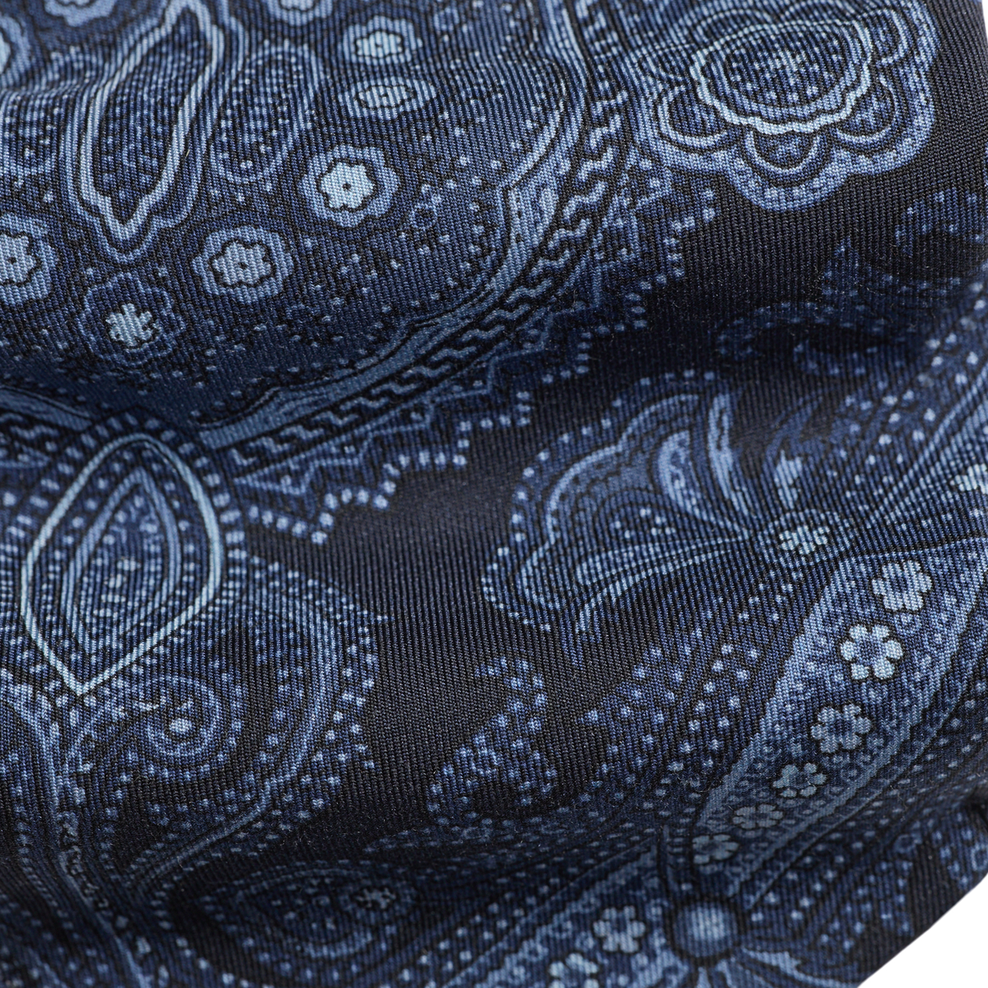Мужские галстуки Ralph Lauren Paisley Silk Twill Tie, цвет: Тёмно-синий — фото 2