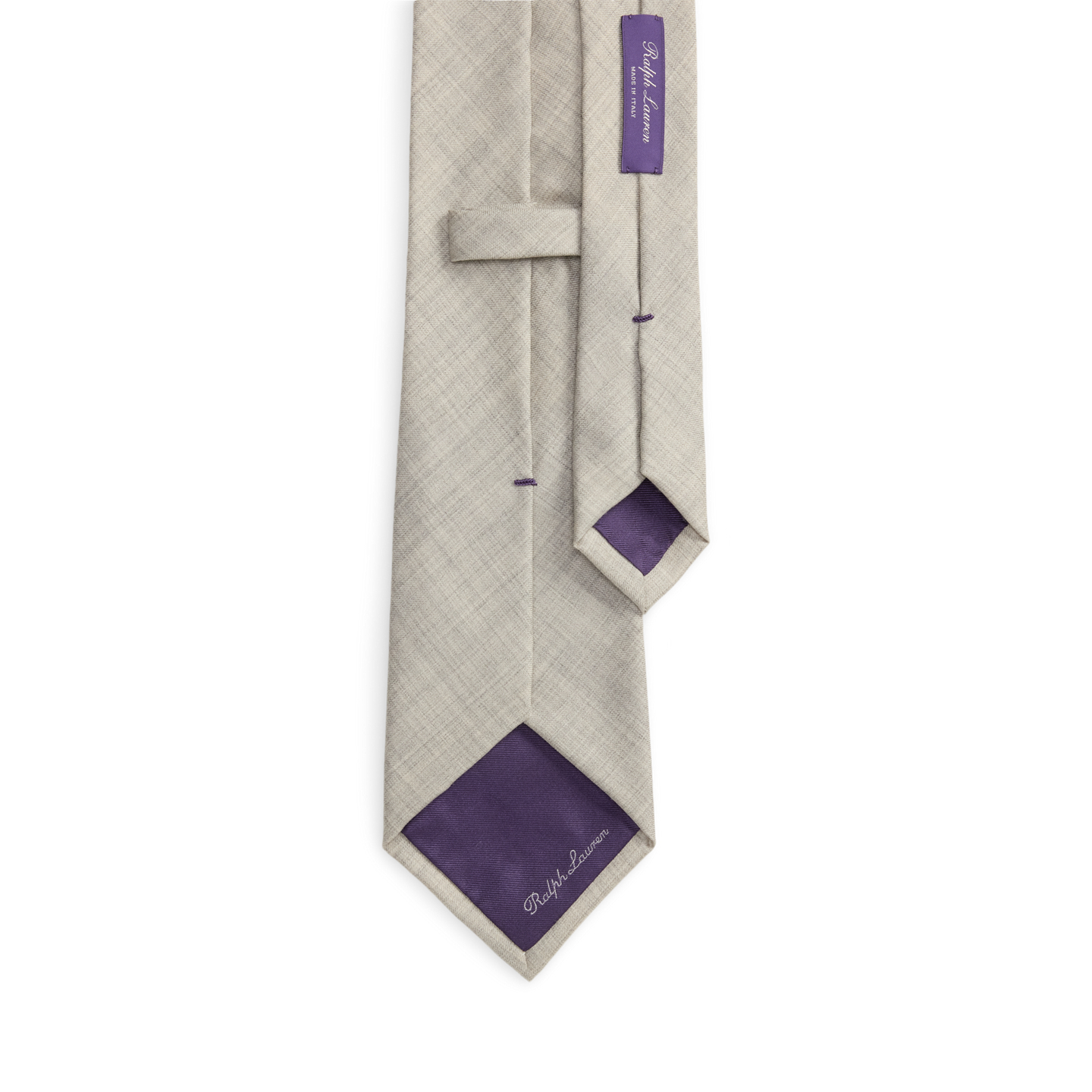 Мужские галстуки Ralph Lauren Cashmere-Silk Tie, цвет: Жемчужный серый — фото 1