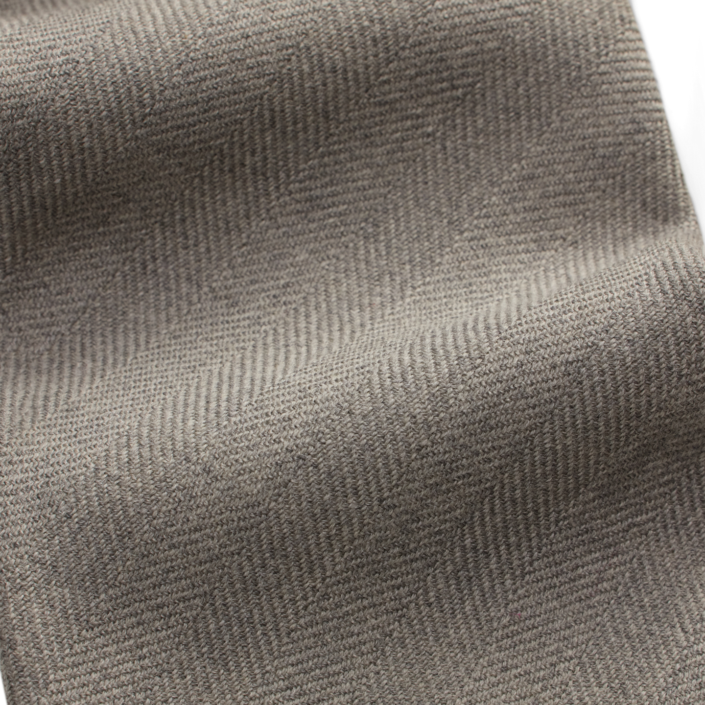 Мужские галстуки Ralph Lauren Herringbone Wool Tie, цвет: Жемчужный серый разноцветный — фото 2