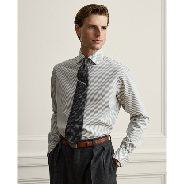 Handmade Bengal-Stripe Poplin Shirt