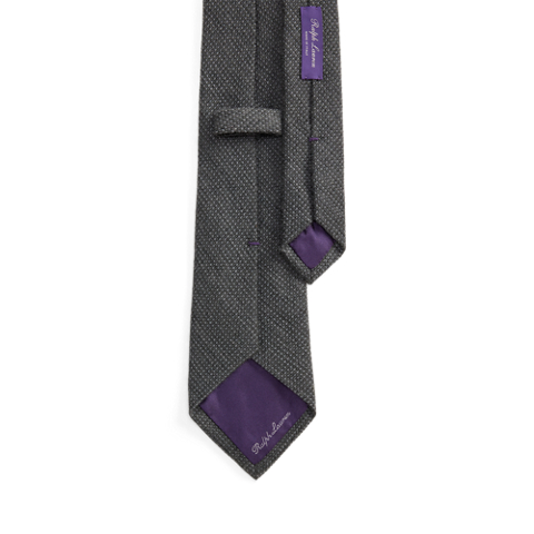 Мужские галстуки Ralph Lauren Textured Wool-Silk-Cashmere Tie, цвет: Серый
