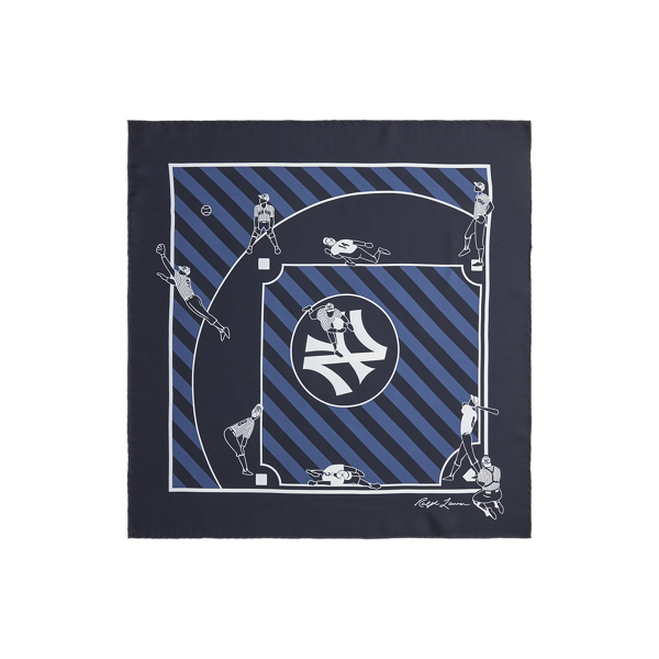 Zijden Ralph Lauren Yankees sjaal