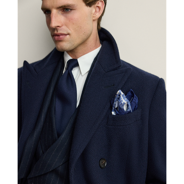 Ski-Print Silk Pocket Square