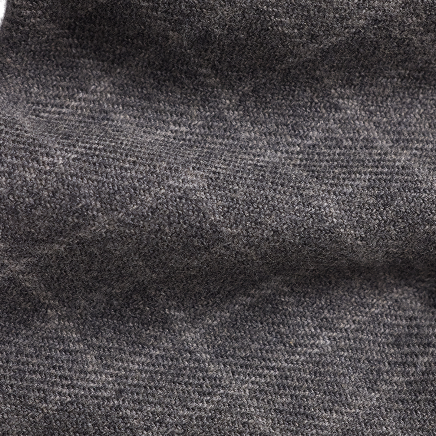 Мужские галстуки Ralph Lauren Tattersall Flannel Tie, цвет: Средний серый меланжевый — фото 2