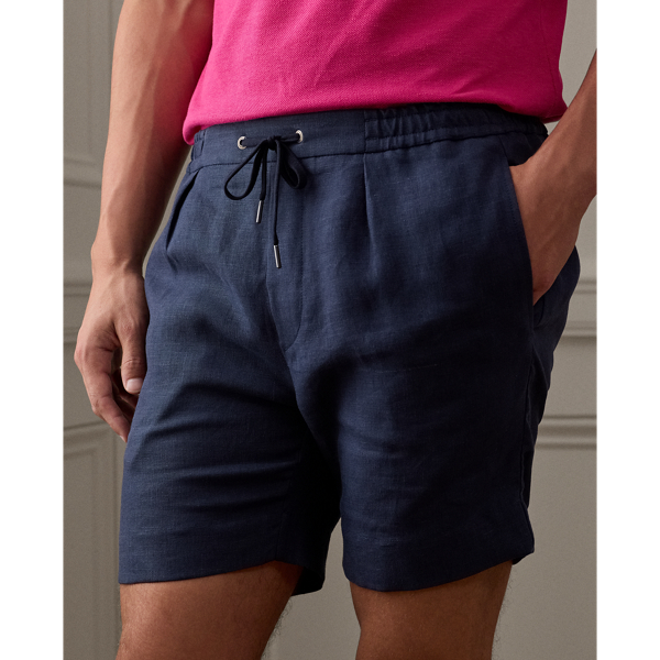 Linen Drawstring Short