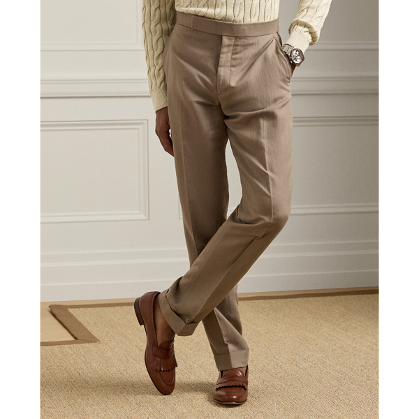 Men's Brown Purple Label Pants | Ralph Lauren