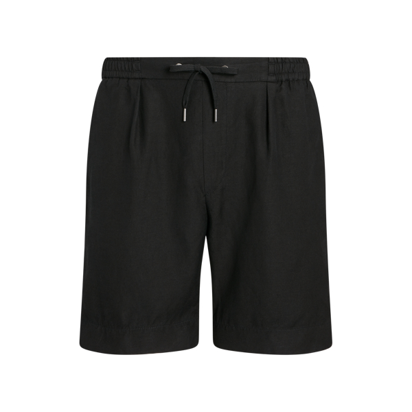 Hand-Tailored Silk-Linen Short