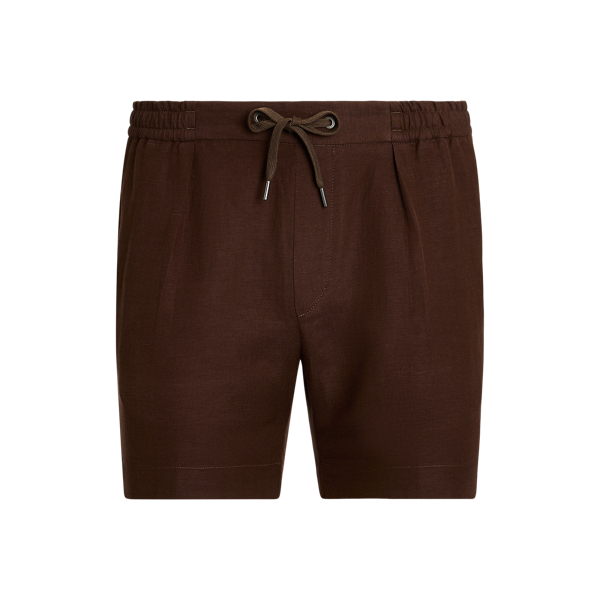 Hand-Tailored Silk-Linen Short