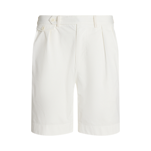 Hand-Tailored Pleated Poplin Short Purple Label 1