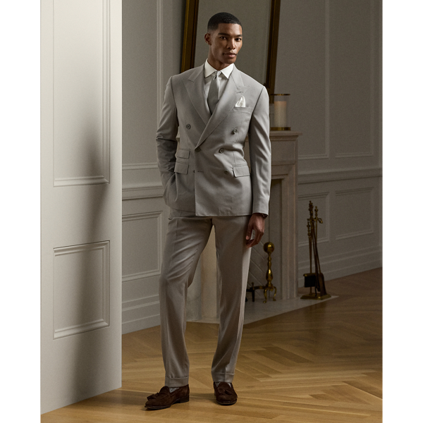 Kent Hand-Tailored Wool Gabardine Suit 