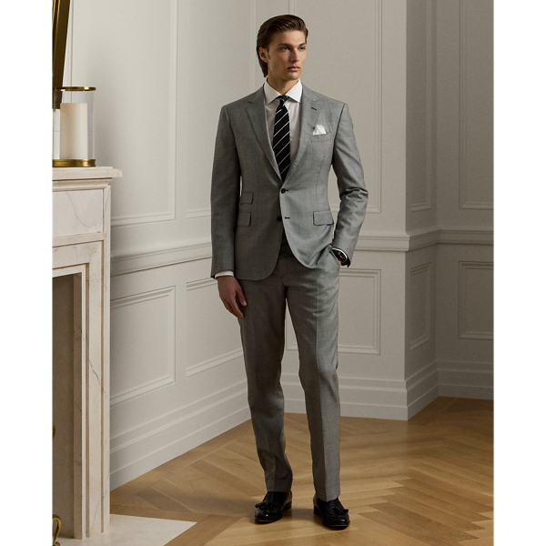 Kent Hand-Tailored Glen Plaid Suit